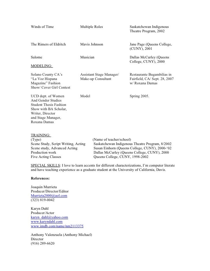 Queens College Resume Queens College Resume