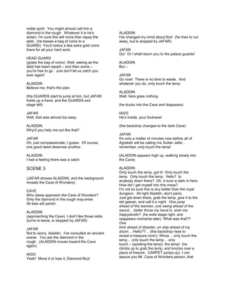 Theater guild aladdin | DOCX