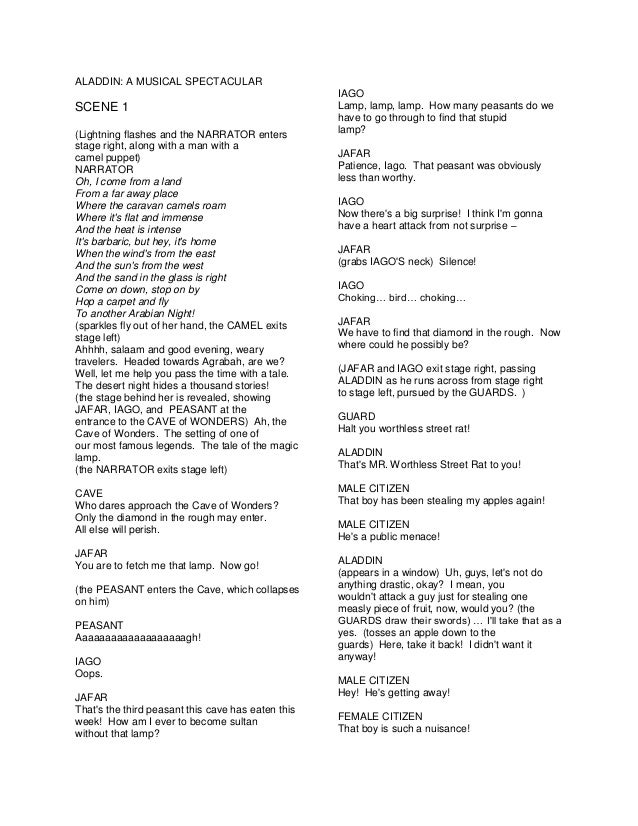 aladdin script