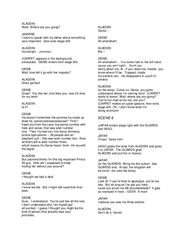 aladdin script