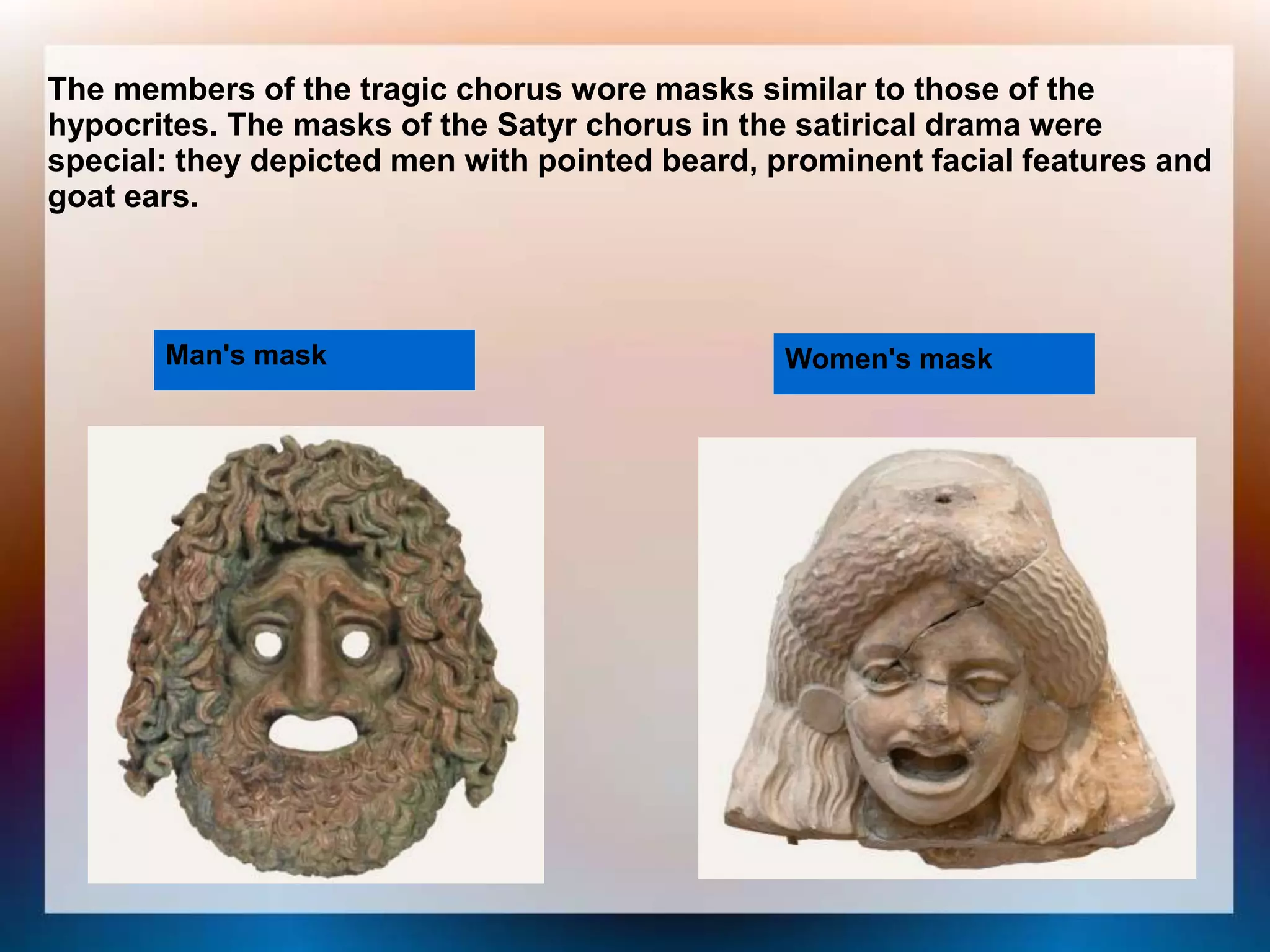 Theatre Masks Of Ancient Greece PPT