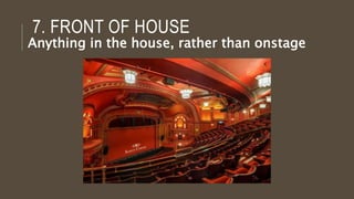 English 9 Theater technical vocabulary (equipment) | PPTX
