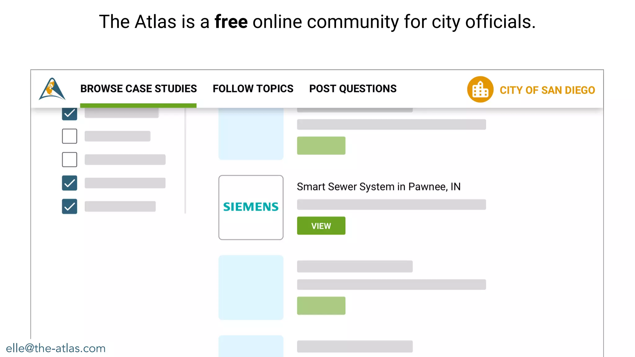 elle@the-atlas.com
The Atlas is a free online community for city officials.