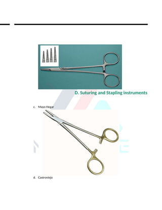 Seturing Set Instruments Comprehensive Guide to Surgical Theatre Instruments and Apparatus ...