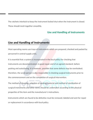 Comprehensive Guide to Surgical Theatre Instruments and Apparatus ...