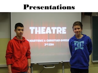 Presentations

 