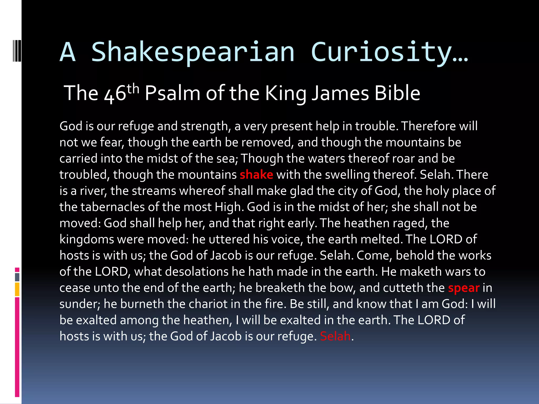 Theatre In Shakespeare s Time PPSX