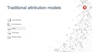 Traditional attribution models
 