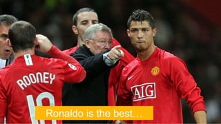 Ronaldo is the best…
 