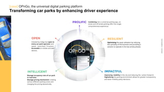 ARDIAN| FABERNOVEL
Combining into a universal parking app, on-
street and off-street parking offer into single
comprehensive experience.
Optimising the asset utilisation by reducing
the cyclicality of the business and providing a
solution to operate in the low activity phases.
Improving mobility in the city and reducing the carbon footprint
Digitalizing the parking environment allows for greater transparency
and wiser mobility policy decisions.
Manage occupancy rate of car park
in real-time
Manage pricing mechanism: creating
various different parking zones and
changing the pricing dynamically.
Initiated by Indigo but open to
every car park operator and
owner - more than 114 actors;
Accessible on mobile and web
devices.
ARDIAN| FABERNOVEL
[case] OPnGo, the universal digital parking platform
Transforming car parks by enhancing driver experience
-
 