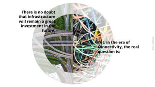 ARDIAN| FABERNOVEL
There is no doubt
that infrastructure
will remain a great
investment in the
future.
Yet, in the era of
connectivity, the real
question is:
Where does
infrastructure
start and end?
 