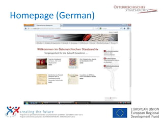 Homepage (German)
 