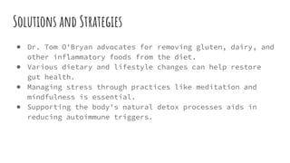 The Autoimmune Solutions by Dr. Tom O'Bryan | PPT