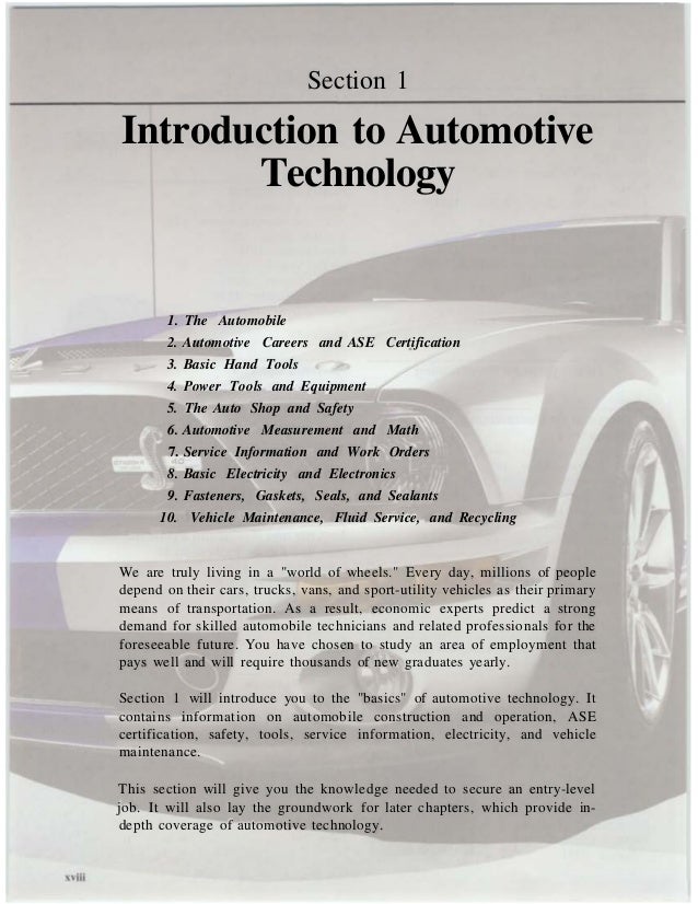 Modern Automotive Technology Review Question Answers technology