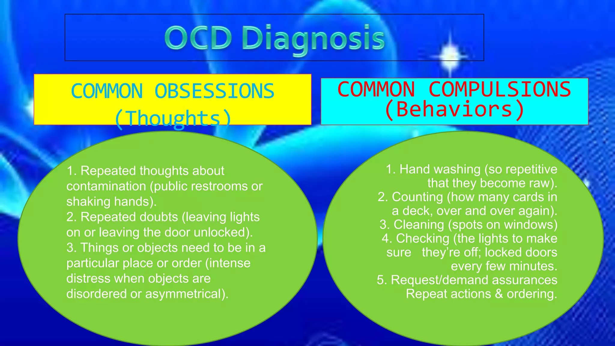 Obsessive Compulsive Disorder in The Aviator film | PPTX