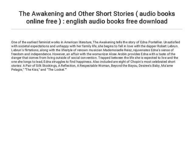 the awakening and other stories the awakening and other stories