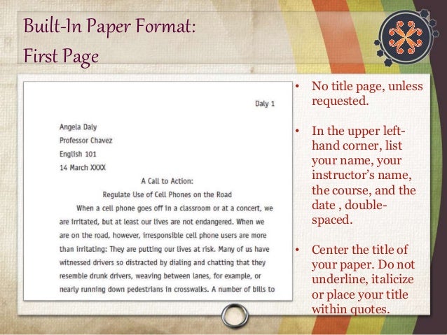 the awesomeness of mla format mla name date teacher format