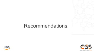 Recommendations
 