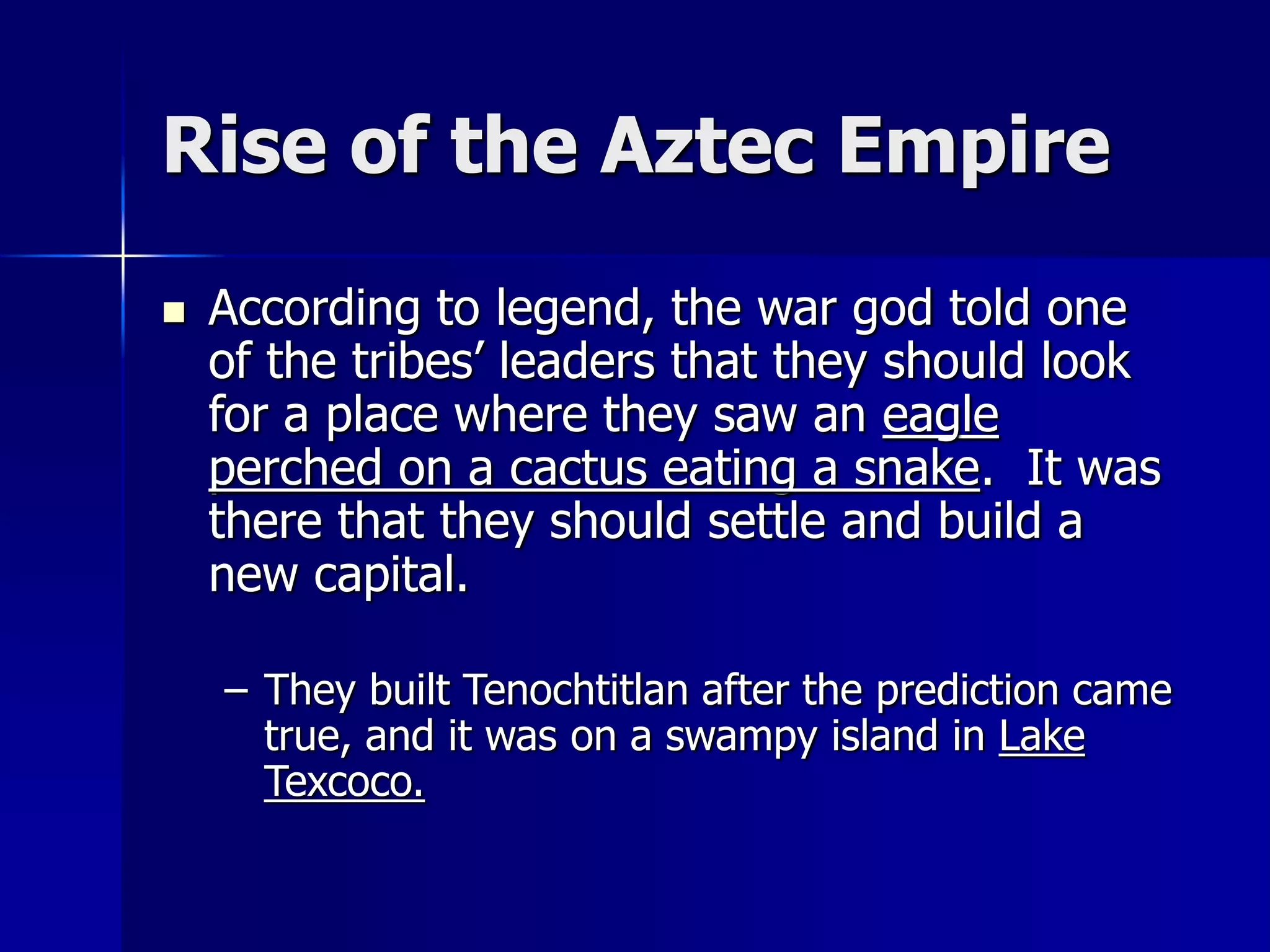 The Aztec PPT the-aztec-ppt