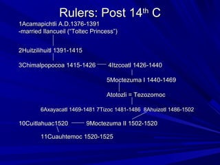 The Aztecs | PPT