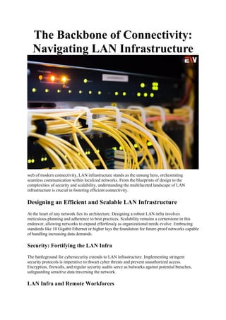 LAN Infrastructure: 11 Important Things You Should Know  Enterprise 