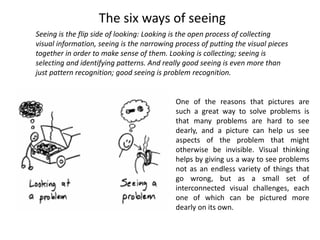 Selecting Seeing The back of the napkin Presentation | PDF