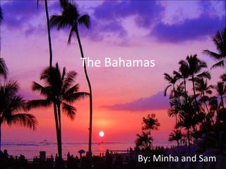 The Bahamas




        By: Minha and Sam
 