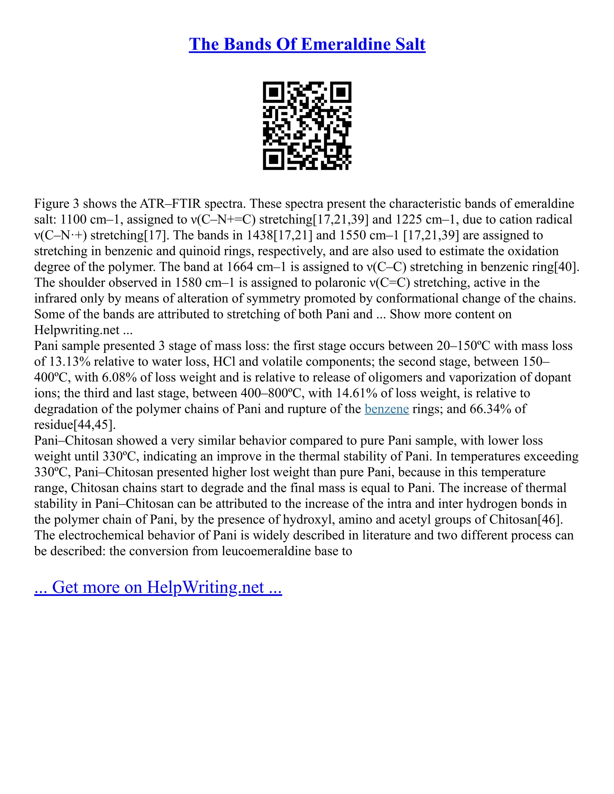 The Bands Of Emeraldine Salt | PDF