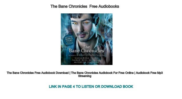 The Bane Chronicles Free Audiobooks The Bane Chronicles Free Audiobooks