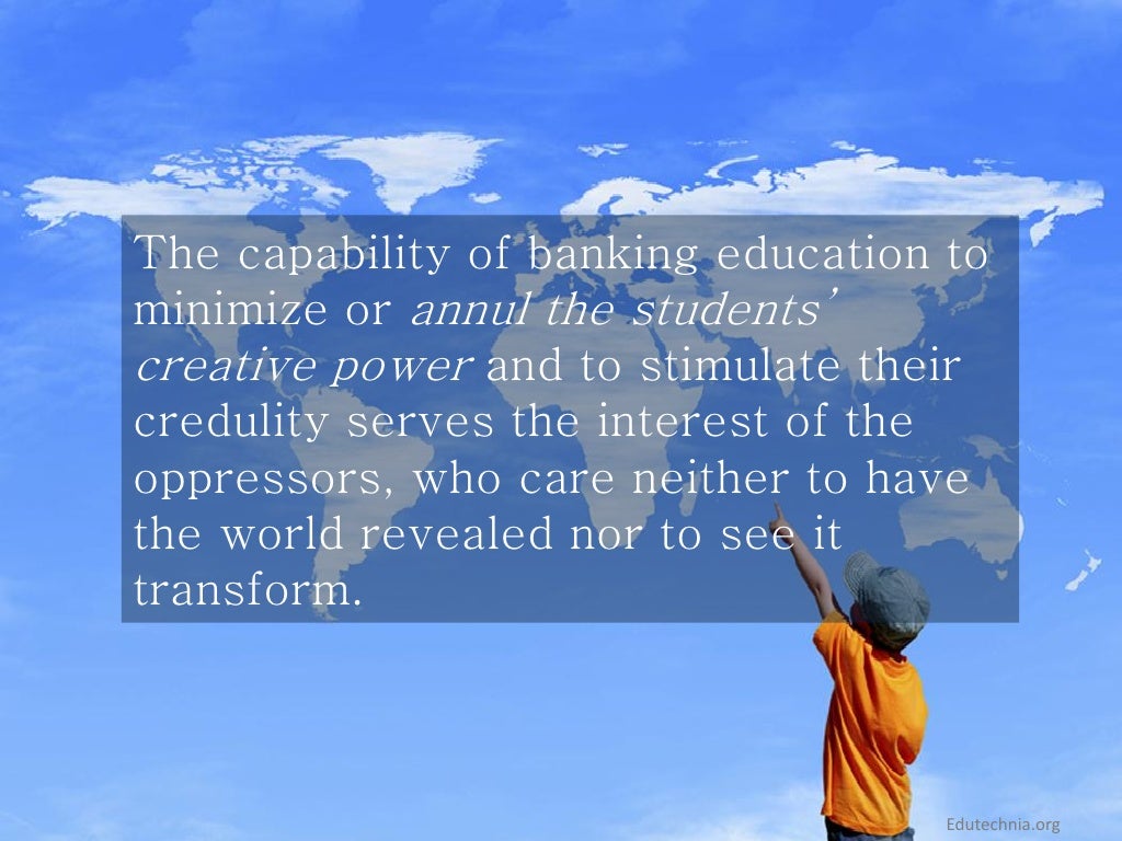 The capability of banking education