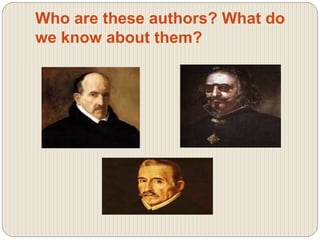 Who are these authors? What do
we know about them?