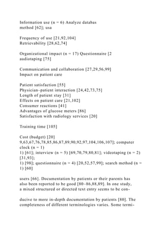 The Barriers to Electronic Medical Record Systems and How to O.docx