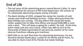 The Barron Collier Story | PPTX