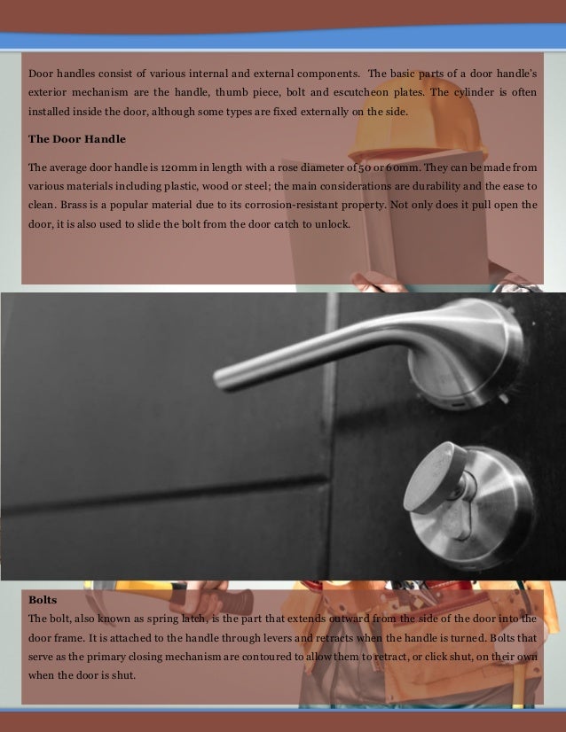 The Basic Components of a Door Handle Mechanism
