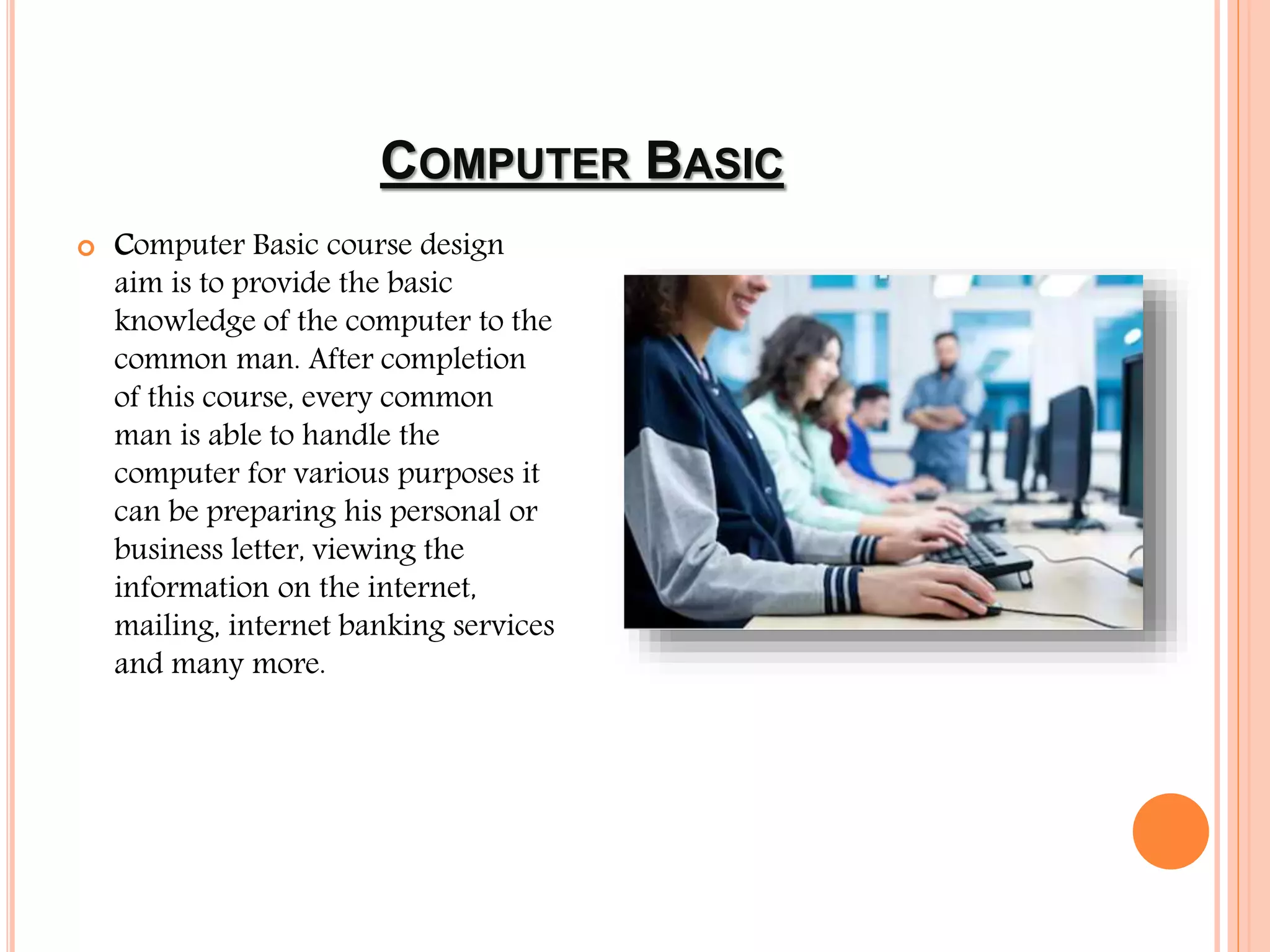 The basic knowledge of computer | PPTX