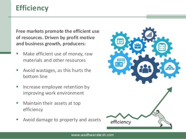 what are the basic principles of a free market economy