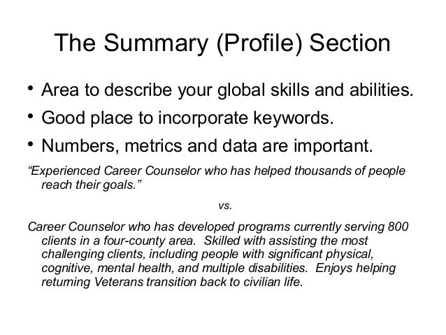 what goes in the profile section of a resume resume ideas what goes in the profile section of a resume resume ideas