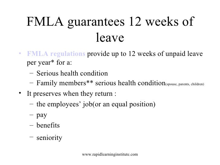 The Top 8 Facts about FMLA that Every Manager needs to know