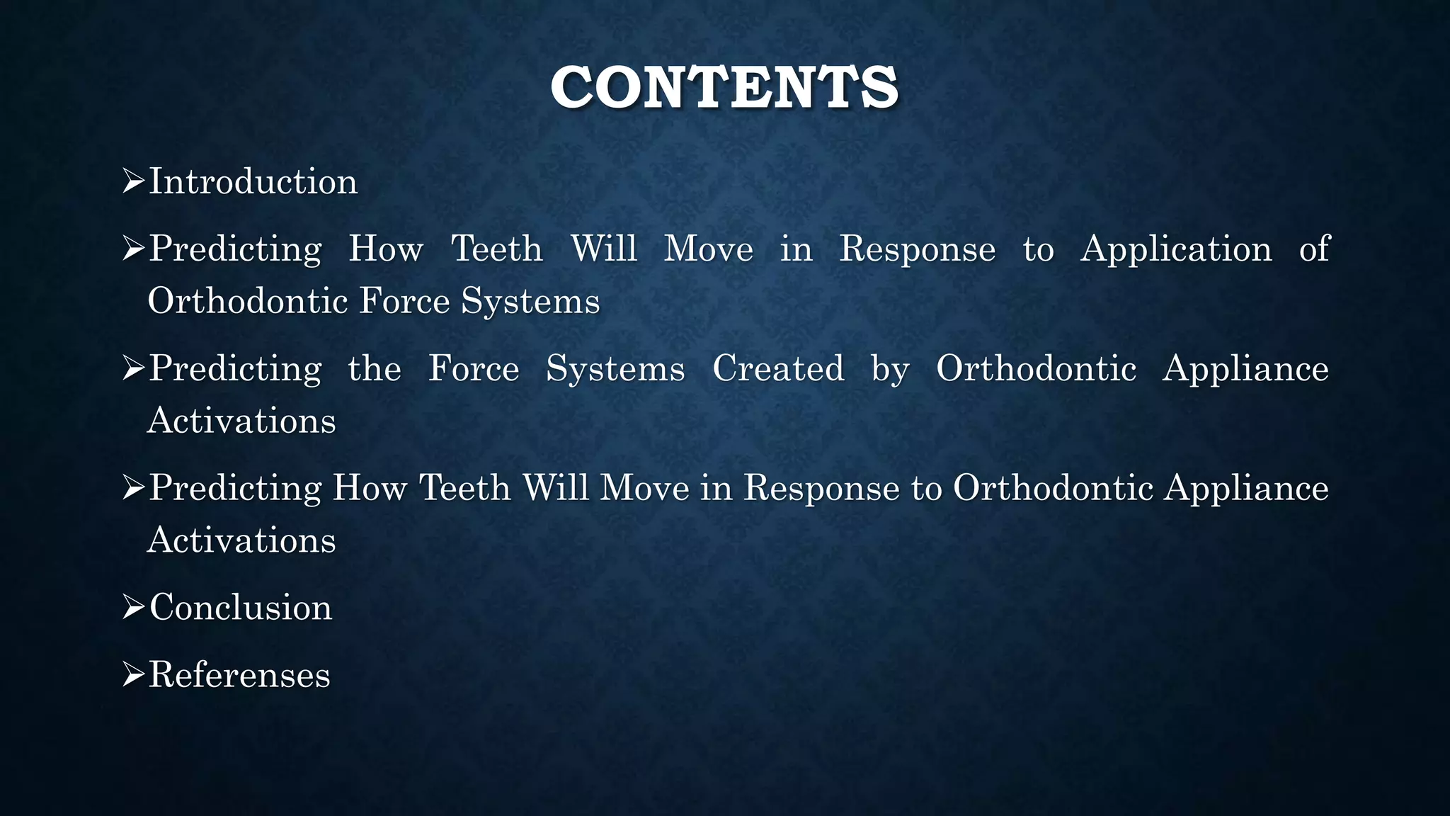 The basics of Orthodontic Mechanics | PPTX