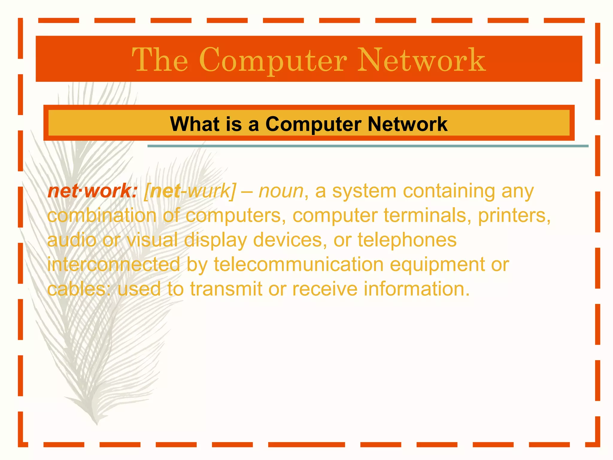 The basics of computer networking | PPT