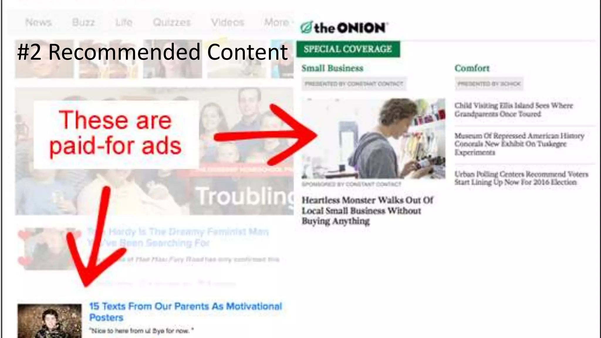 #2 Recommended Content
 