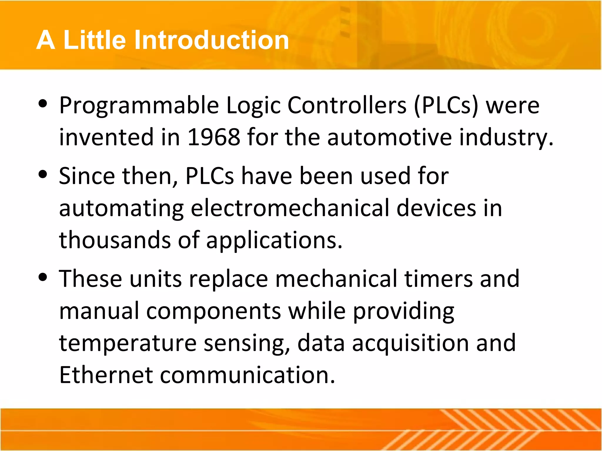 The basics of plc technology | PPT