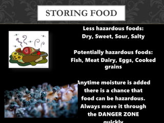 potentially hazardous foods should always be