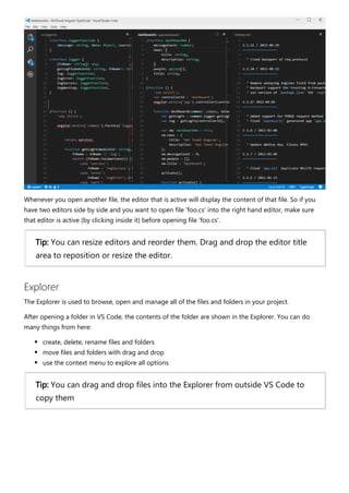 Visual Studio Code Interface