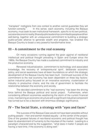 !"#$%&'($%")*+%&"+","+-%&*.#-/*-%0*1-%"02"*"-*$%-"30#*1$%%-"*4,$#$%"00*"305*6+((*
                   78
.,%1"+-%*1-##01"(5 9*      :%* "3+&* &0%&0;* 0$13* 01-%-/5;* +%1(,<+%4* "30* =$&>,0*

&-1+$(* %<* 1-%-/+1* 0$(+"59* 3$#0<* ,@(+1*0$<0#&3+'* -//+""0<* -* 0-'(0* %<* 30+#*
      $ 0             #      ?      '     (          1          " '        $ "      *
60((A@0+%4;* "-40"30#* 6+"3* $%* ,%0>,+B-1$(* 1-//+"/0%"* "-* @,+(<+%4* $* &"#$"04+1*
',@(+1A'#+B$"0* $((+$%10* "-* 40%0#$"0* 60$("3* $%<* '#-4#0&&;* 3$&* 0%$@(0<* "3+&*
=$&>,0*C-,%"#5*"-*@-$&"*$*B0#5*'-60#.,(*"#$%&.-#/$"+B0*(0B0#9


!!!"#"$"%&''()'*+)")&"),*"-*./"*%&+&'0
*        D%* /$%5* -11$&+-%&* #,%%+%4* $4$+%&"* "30* 4#$+%* $4$+%&"* -.* %0-(+@0#$(*
+%"0((01",$(* $%<* '-(+"+1$(* "3-,43"* '#0B$+(+%4* +%* ?'$+%* $%<* E,#-'0* &+%10* "30*
FGH8&;*"30*=$&>,0*C-,%"#5*3$&*/$<0*$*&,&"$+%0<*1-//+"/0%"*"-*+%<,&"#5*$%<*
"30*'#-<,1"+B0*01-%-/59**
*       I0%060<*+%<,&"#+$(+J$"+-%;*1-//+"/0%"*"-*"013%-(-45*$%<*$&&-1+$"0<*

'-(+15;*$%<*&-1+$(*$6$#0%0&&*3$B0*$((*@00%*.-,%<$"+-%&*-%*63+13*"30*&"#$"04+1*
<0B0(-'/0%"*-.*"30*=$&>,0*C-,%"5*3$&*@00%*@,+("9**C-%"+%,0<*&,110&&*-.*"30*
1-//+"/0%"* "-* "30* #0$(* 01-%-/5* 3$&* @00%* <0'0%<0%"* -%* "3#00* K05* .$1"-#&L*
$1"+B0* +%<,&"#+$(* '-(+15* .-1,&0<* -%* $%* +%%-B$"+B0* 01-%-/5M* 1(,&"0#+J$"+-%* -.*
+%<,&"#5* +%* '#-<,1"+B0* 13$+%&M* $%<* "30* #-(0* -.* 4-B0#%/0%"* "-* .$1+(+"$"0* "30*
#0($"+-%&3+'*@0"600%*"30*01-%-/5*$%<*&-1+0"59
*       N30*<01+<0<*1-//+"/0%"*"-*"30*!#0$(*01-%-/5)*3$&*@00%*"30*<#+B+%4*
.-#10* @03+%<* "30* =$&>,0* '-(+"+1$(* $%<* &-1+$(* '#-O01"9* * P,#"30#/-#0;* 630%*




!1"#"2,*"3&%(./"3).)*4"."5)-.)*60"7(),"8*0*5".+9":.%*5;
*       N30*&,110&&*-.*"30*=$&>,0*C$&0*6-,(<*%-"*3$B0*@00%*'-&&+@(0*6+"3-,"*
',""+%4*'0-'(0*Q*/0%*$%<*6-/0%*"#0$"0<*0>,$((5*Q*$"*"30*10%"0#*-.*"30*'#-O01"9*
                                                                              *
D%0*-.*"30*4#0$"0&"*.$+(,#0&*-.*%0-A(+@0#$(*01-%-/+1*$%<*'-(+"+1$(*"3-,43"*3$&*
@00%*+"&*$@$%<-%/0%"*-.*3,/$%+"5*"-*"30*+/',(&0&*-.*"30*/$#K0"9**R0$<+%4*"-*$*
'$#$<+4/*13$#$1"0#+J0<*@5*"30*&,440&"+-%;*!63$"*<-0&*+"*/$""0#*+.*'0-'(0*$#0*
3$B+%4*$*3$#<*"+/0;*+.*"30*01-%-/5*+&*<-+%4*60((9)*
 