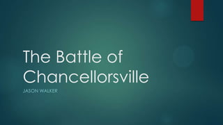 The Battle of
Chancellorsville
JASON WALKER

 
