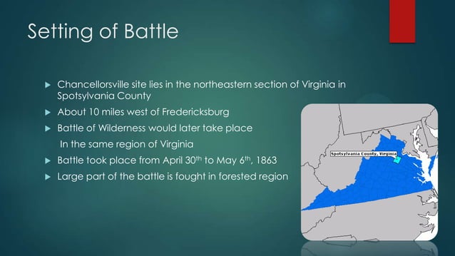 The Battle of Chancellorsville | PPTX | Death, Injury, or Military ...
