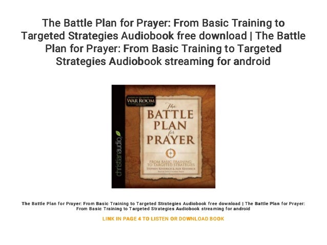 the battle plan for prayer pdf free download