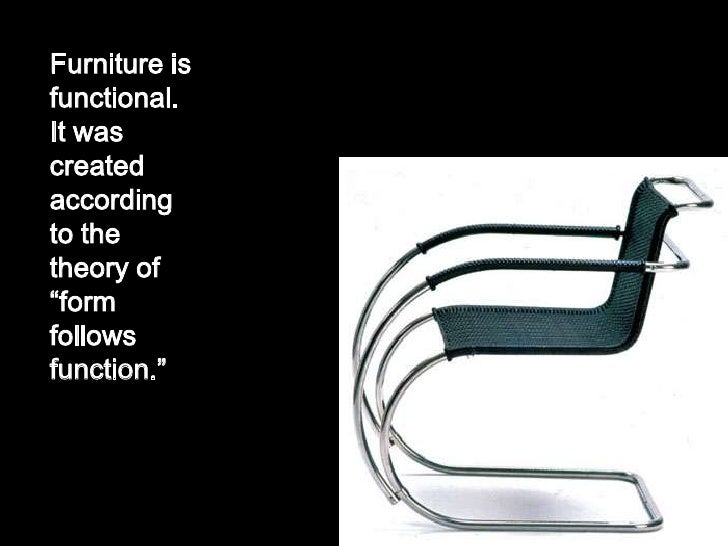 the bauhaus what does form follows function mean