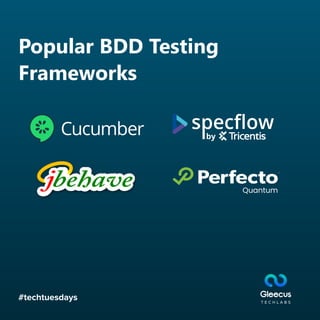 #techtuesdays
Popular BDD Testing
Frameworks
Quantum
 